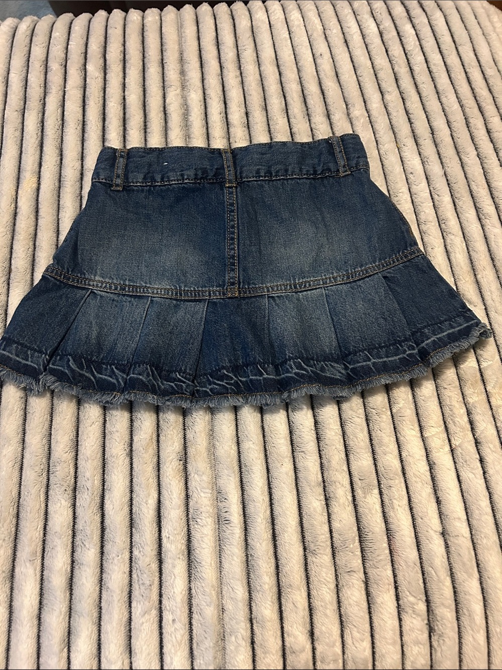 The Children's Place Blue Denim Skort with Navy Liner - Picture 4 of 4